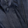 Covered zips navy 50 pcs, various lengths 4920