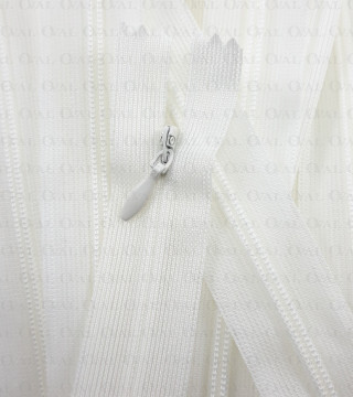 Zamki kryte ecru 50szt,różne długości 4921