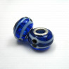 Glass Pandora-style modular bead no. 1398