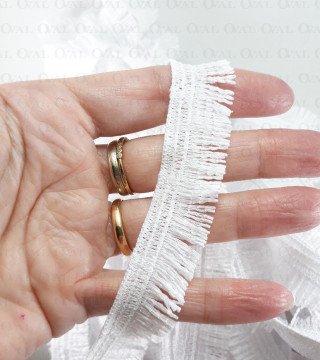 Taśma ozdobna frędzelki 20mm/1m  3084