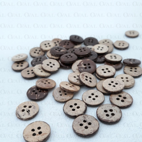 Coconut buttons 10mm, 11.5mm or 13mm/200pcs 714