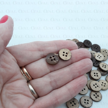 Coconut buttons 10mm, 11.5mm or 13mm/200pcs 714