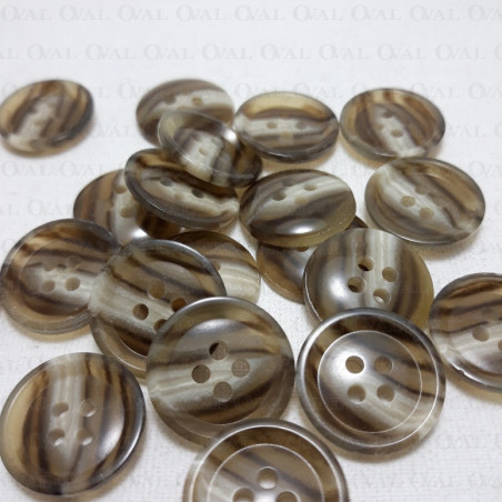Polyester button 18mm / 10 or 100 pcs 2346