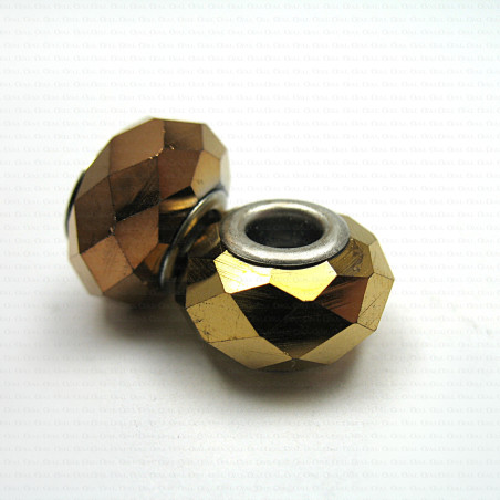 Pandora-style glass modular bead no. 1401