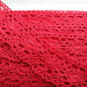 Cotton lace 40mm/1y red 3083
