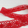 Cotton lace 40mm/1y red 3083
