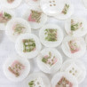 Plastic button pack of 10 pcs, 23mm, no. 668