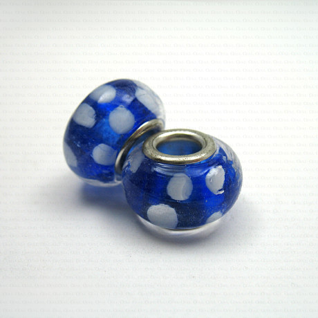 Pandora-style glass modular bead no. 1405