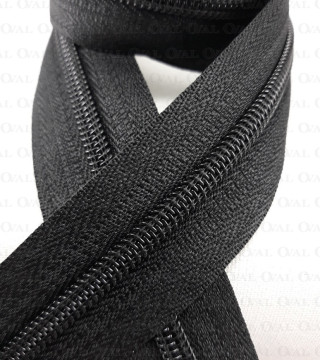 Zipper tape no. 5* black/1m 1927