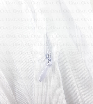 White concealed zips 50pcs, various lengths 4923