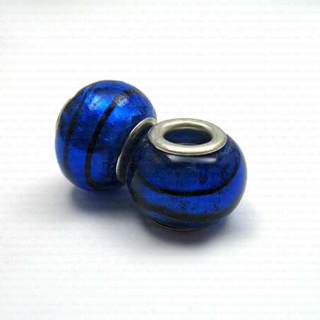 Pandora-style glass modular bead no. 1413