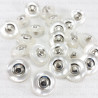 Plastic button 17.5mm / 10 or 100 pcs no. 692