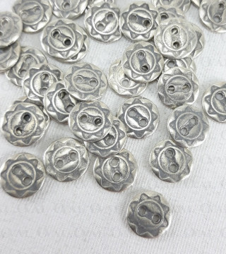 Metal button 12mm / 10 or 100 pcs 4933