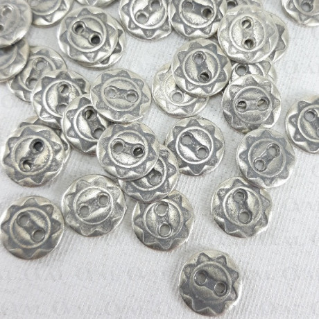 Metal button 12mm / 10 or 100 pcs 4933