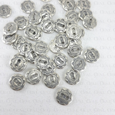 Metal button 12mm / 10 or 100 pcs 4933