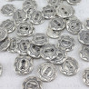 Metal button 12mm / 10 or 100 pcs 4933