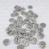Metal button 12mm / 10 or 100 pcs 4933
