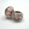 Glass Pandora-style modular bead no. 1416