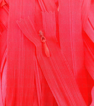 Covered zips various lengths 4938