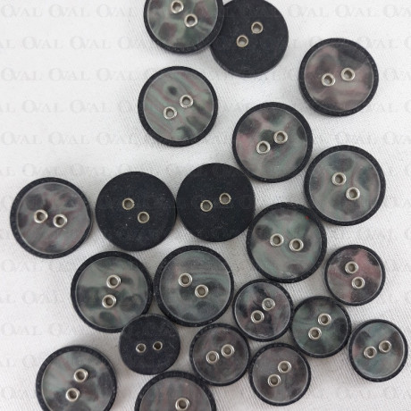 Polyester button 17mm 23mm/10 or 144 pcs no. 1090