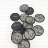 Polyester button 17mm 23mm/10 or 144 pcs no. 1090