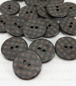 Plastic button, pack of 10 pcs, 20 mm, no. 795