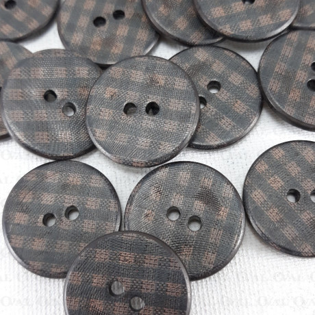 Plastic button, pack of 10 pcs, 20 mm, no. 795