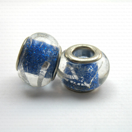 Szklany koralik modułowy typu Pandora nr 1421