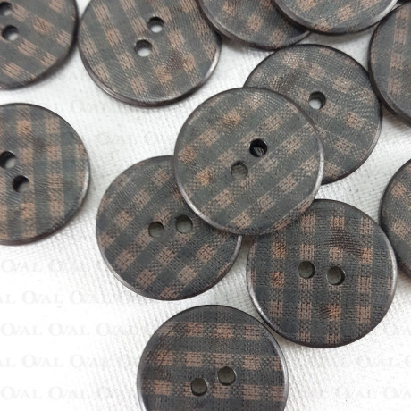 Plastic button, pack of 10 pcs, 20 mm, no. 795