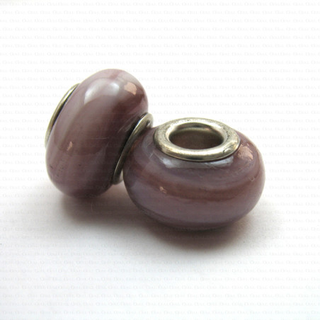 Pandora-type glass modular bead no. 1423