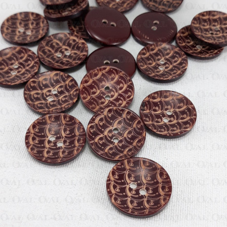 Polyester button 23mm/1pc 1081