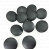 Button covered with faux leather 27.5mm/1 piece 4941