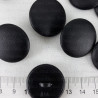 Button covered with faux leather 27.5mm/1 piece 4941