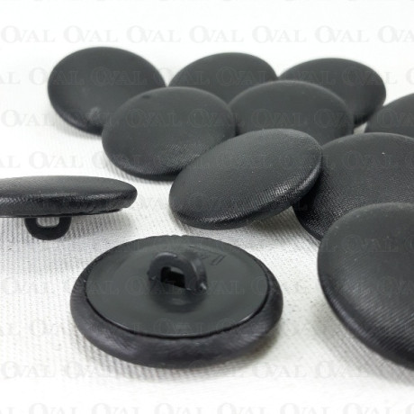 Button covered with faux leather 27.5mm/1 piece 4941