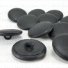 Button covered with faux leather 27.5mm/1 piece 4941
