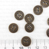 Metal button 13mm / 100 or 10 pcs no. 1622