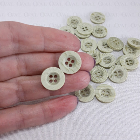 Guzik poliestrowy Pakiet 10szt. 15mm nr 1078