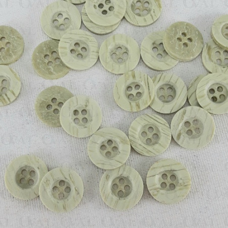 Guzik poliestrowy Pakiet 10szt. 15mm nr 1078