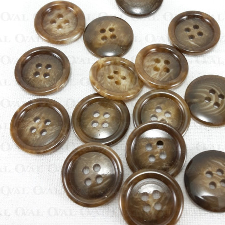 Polyester button 20mm/10pcs 2075