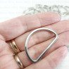 Metal half-ring 30mm no. 4942