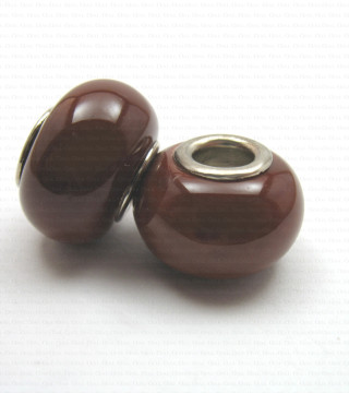 Szklany koralik modułowy typu Pandora nr 1427