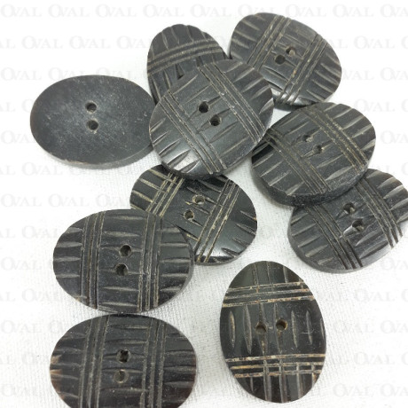 Polyester button 21x30mm no. 636