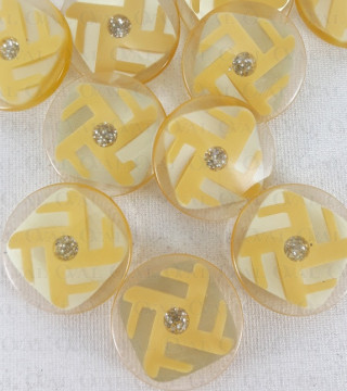 Guzik akrylowy 10x23mm nr 885