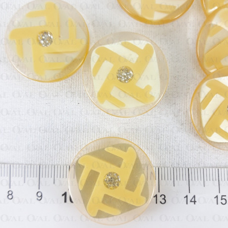 Guzik akrylowy 10x23mm nr 885