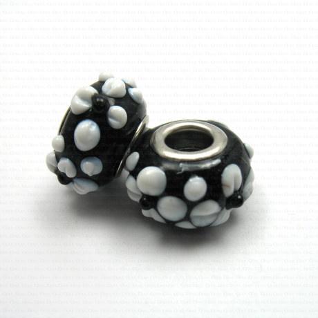 Pandora-style modular glass bead no. 1429