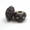 Glass modular Pandora-type bead no. 1435