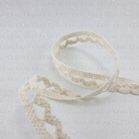 Koronka bawełniana 10mm /20 yard ecru   3858
