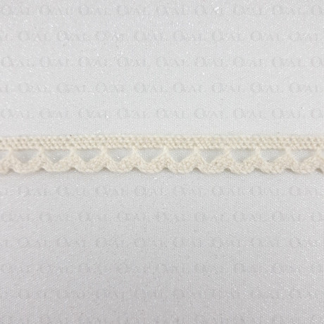 Koronka bawełniana 10mm /20 yard ecru   3858