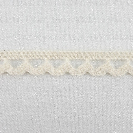 Koronka bawełniana 10mm /20 yard ecru   3858