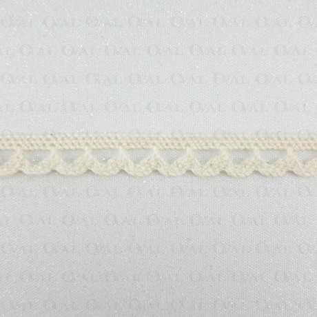 Koronka bawełniana 10mm /20 yard ecru   3858